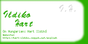 ildiko hart business card