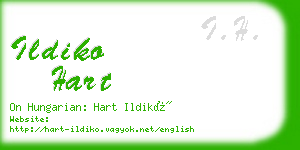 ildiko hart business card